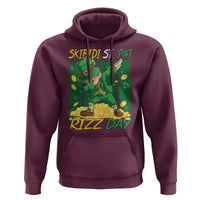 Funny Skibidi St Pat Rizz Day Hoodie Dabbing Leprechaun Shamrock Coin