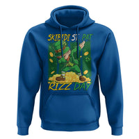 Funny Skibidi St Pat Rizz Day Hoodie Dabbing Leprechaun Shamrock Coin