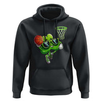 Funny St Patrick's Day Basketball Green Shamrock Hoodie