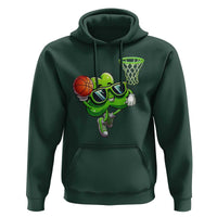 Funny St Patrick's Day Basketball Green Shamrock Hoodie
