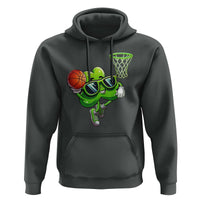 Funny St Patrick's Day Basketball Green Shamrock Hoodie