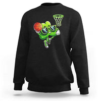 Funny St Patrick's Day Basketball Green Shamrock Sweatshirt