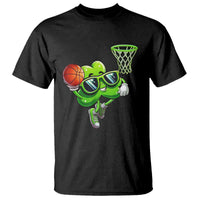 Funny St Patrick's Day Basketball Green Shamrock T Shirt
