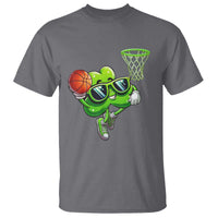 Funny St Patrick's Day Basketball Green Shamrock T Shirt