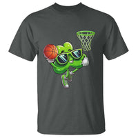 Funny St Patrick's Day Basketball Green Shamrock T Shirt