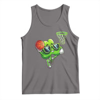 Funny St Patrick's Day Basketball Green Shamrock Tank Top
