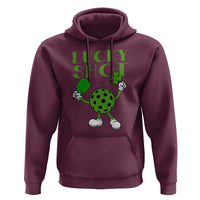 Funny St Patrick's Day Pickleball Lucky Shot Hoodie
