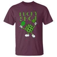 Funny St Patrick's Day Pickleball Lucky Shot T Shirt