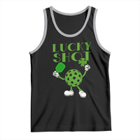 Funny St Patrick's Day Pickleball Lucky Shot Tank Top