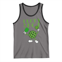 Funny St Patrick's Day Pickleball Lucky Shot Tank Top