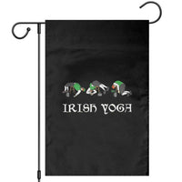 Funny St Patricks Day Beer Drinking Garden Flag Irish Yoga Leprechaun Beer Mug