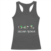 Funny St Patricks Day Beer Drinking Racerback Tank Top Irish Yoga Leprechaun Beer Mug