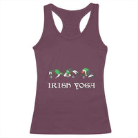 Funny St Patricks Day Beer Drinking Racerback Tank Top Irish Yoga Leprechaun Beer Mug
