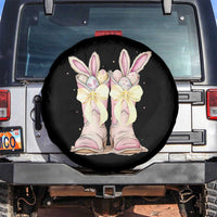 Funny Easter Day Cowgirl Egg Cowboy Boots Spare Tire Cover
