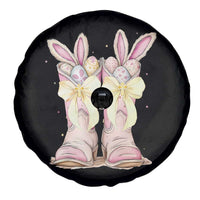 Funny Easter Day Cowgirl Egg Cowboy Boots Spare Tire Cover