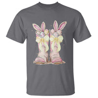 Funny Easter Day Cowgirl Egg Cowboy Boots T Shirt