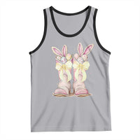 Funny Easter Day Cowgirl Egg Cowboy Boots Tank Top