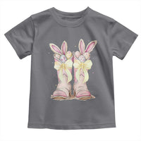 Funny Easter Day Cowgirl Egg Cowboy Boots Toddler T Shirt