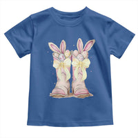 Funny Easter Day Cowgirl Egg Cowboy Boots Toddler T Shirt