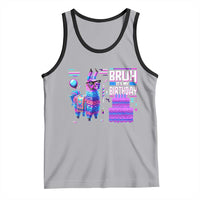 Funny Bruh It's My Birthday Tank Top Llama Pinata Gaming Bday
