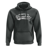 Funny New Grandpa Promoted To Grandpa Since 2025 Hoodie Baby Announcement