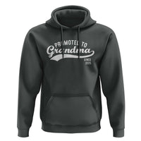 Funny New Grandma Promoted To Grandma Since 2025 Hoodie Baby Announcement