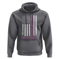 Funny Dad Of Girls Outnumbered Hoodie Vintage American Flag Father's Day