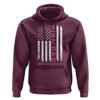 Funny Girl Dad Outnumbered Hoodie Vintage American Flag Father's Day