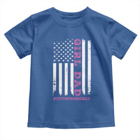 Funny Girl Dad Outnumbered Toddler T Shirt Vintage American Flag Father's Day