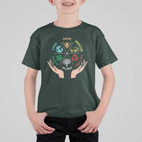 Save Bees Rescue Animals Recycle Plastic Plant Tree T Shirt For Kid Earth Day