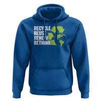 Recycle Reuse Renew Rethink Environmental Activism Hoodie