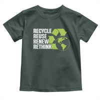 Recycle Reuse Renew Rethink Environmental Activism Toddler T Shirt