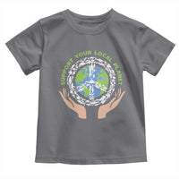 Earth Day Support Your Local Planet Toddler T Shirt Peace Sign Animals