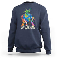 Save Our Home Animals Wildlife Conservation Earth Day Sweatshirt