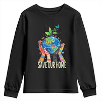Save Our Home Animals Wildlife Conservation Earth Day Youth Sweatshirt