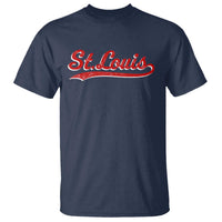 St Louis Sports Script Retro Baseball Lovers Proud City T Shirt