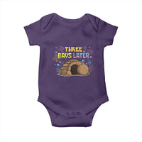 Three Days Later Christian Easter Baby Onesie Funny Jesus Resurrection Meme