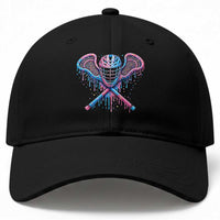Lacrosse Drip Ice Cream Lax Helmet Sticks Sport Player Baseball Cap