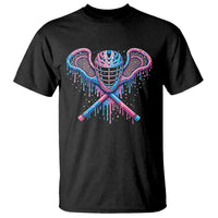 Lacrosse Drip Ice Cream Lax Helmet Sticks Sport Player T Shirt