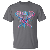 Lacrosse Drip Ice Cream Lax Helmet Sticks Sport Player T Shirt