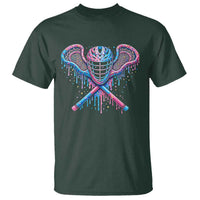 Lacrosse Drip Ice Cream Lax Helmet Sticks Sport Player T Shirt