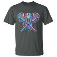 Lacrosse Drip Ice Cream Lax Helmet Sticks Sport Player T Shirt
