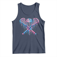 Lacrosse Drip Ice Cream Lax Helmet Sticks Sport Player Tank Top