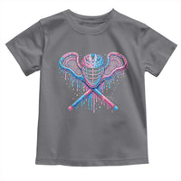Lacrosse Drip Ice Cream Lax Helmet Sticks Sport Player Toddler T Shirt