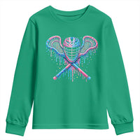 Lacrosse Drip Ice Cream Lax Helmet Sticks Sport Player Youth Sweatshirt