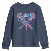Lacrosse Drip Ice Cream Lax Helmet Sticks Sport Player Youth Sweatshirt