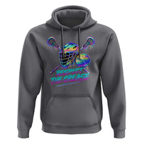 Respect The Crease Lacrosse Drip Hoodie Funny Lax Goalie