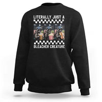 Baseball Raccoon Literally Just a Bleacher Creature Sweatshirt Funny Trash Panda At Ballfield