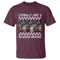 Baseball Raccoon Literally Just a Bleacher Creature T Shirt Funny Trash Panda At Ballfield