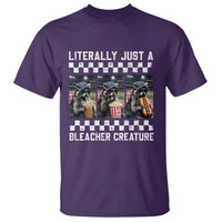 Baseball Raccoon Literally Just a Bleacher Creature T Shirt Funny Trash Panda At Ballfield